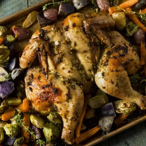 Roast Chicken with Root Vegetables