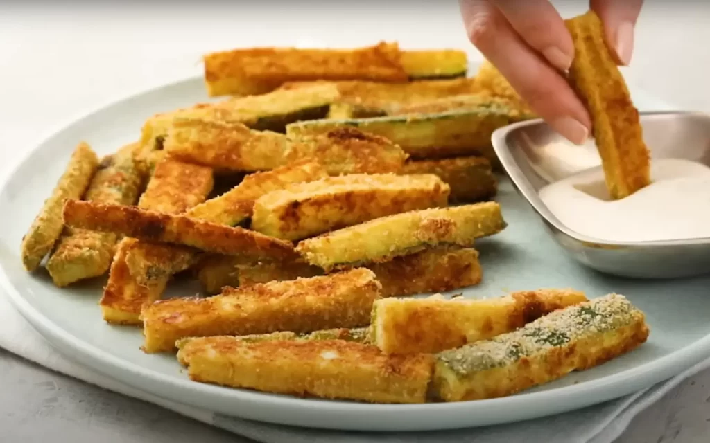 Parmesan Zucchini Chips