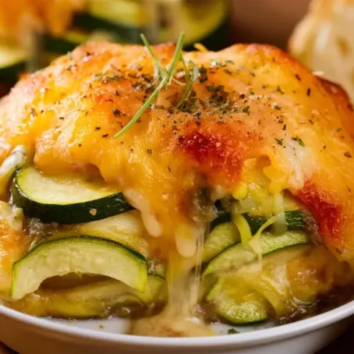 Baked cheesy Zucchini Casserole