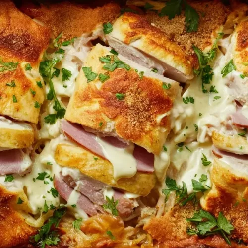 Chicken Cordon Bleu Casserole