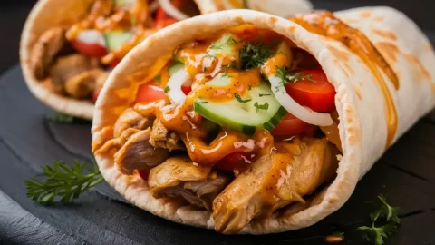 EASY CHICKEN SHAWARMA