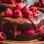 Chocolate Raspberry Naked Cake