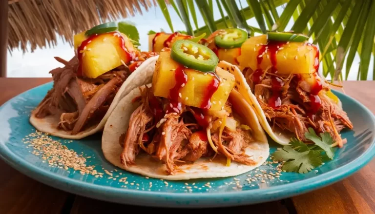 Hawaiian Pulled Pork Tacos: A Tropical Twist on Taco Night!