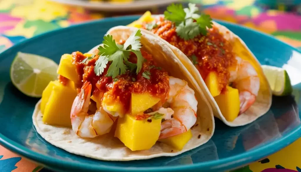 Mango Shrimp Tacos