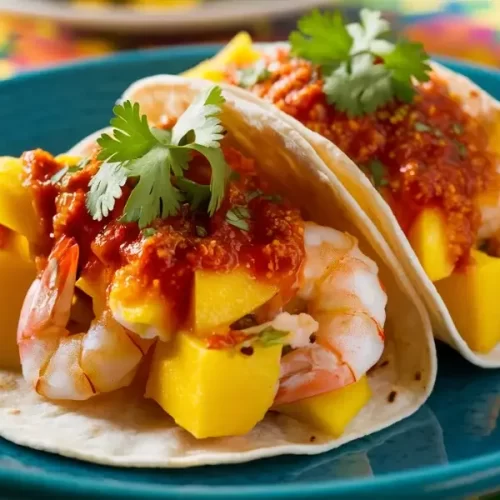 Mango Shrimp Tacos