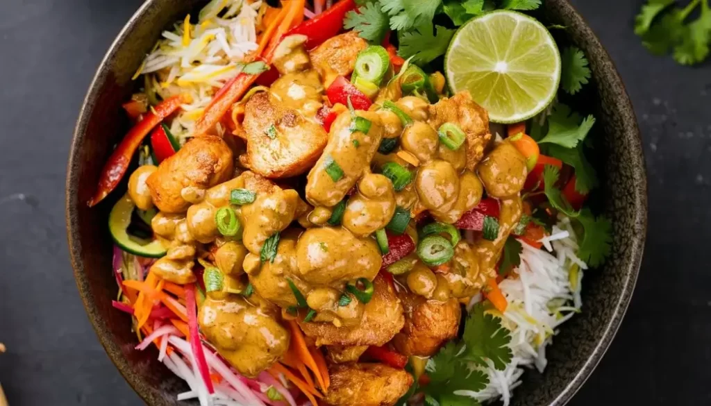 Thai Peanut Chicken Bowl