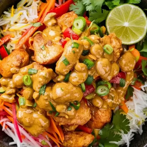 Thai Peanut Chicken Bowl