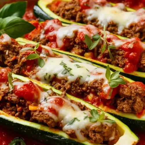 Stuffed Zucchini Boats