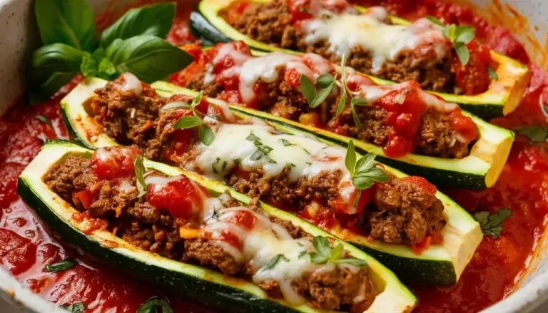 Stuffed Zucchini Boats