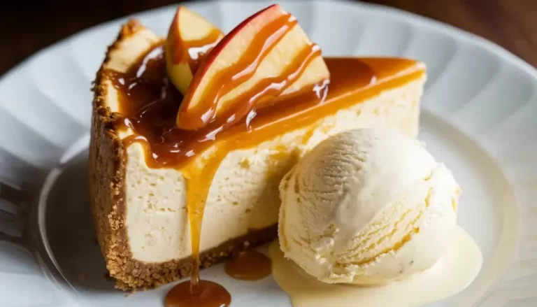 Salted Caramel Apple Pie Cheesecake