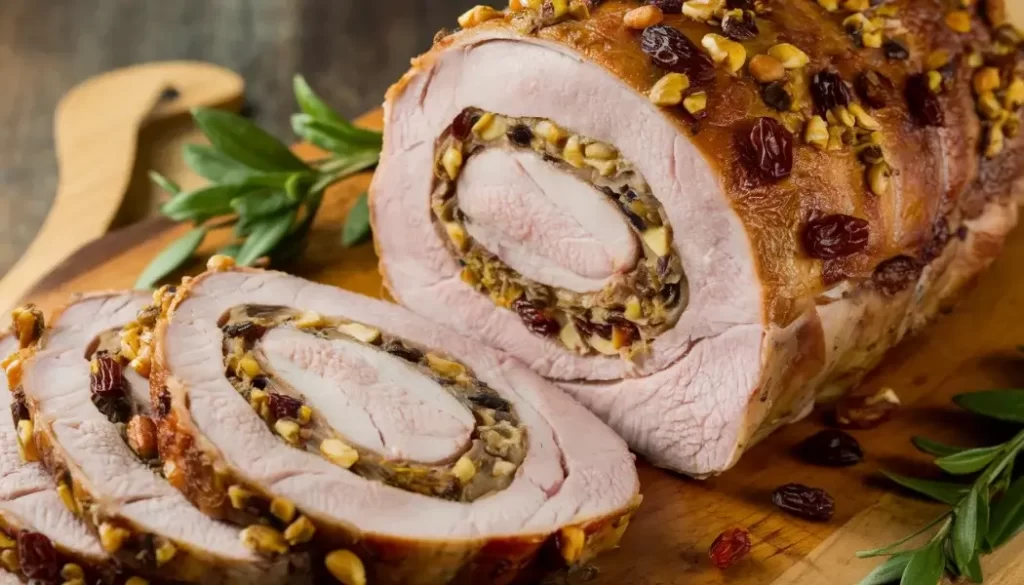 Bacon & Apple Stuffed Pork Loin