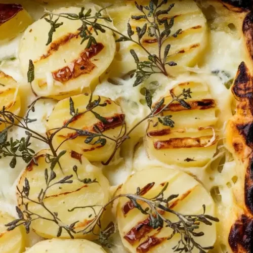 Cheese and Herb Potato Gratin