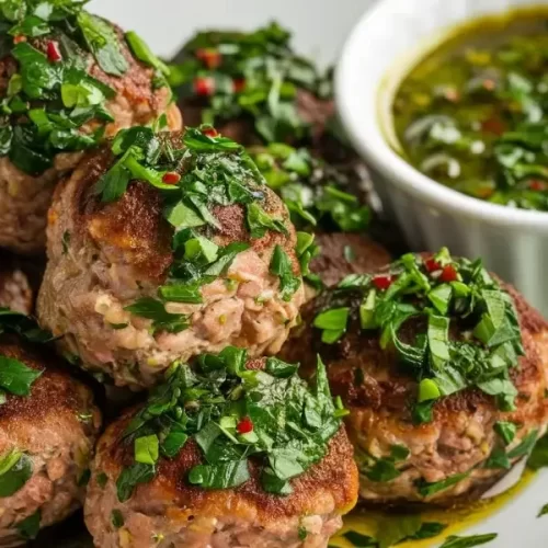 Chimichurri Meatballs