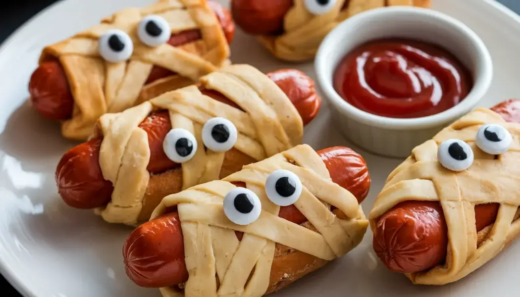 Halloween Mummy Hot Dogs