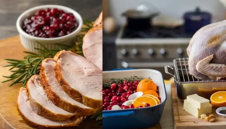 Roast Turkey with Cranberry Sauce