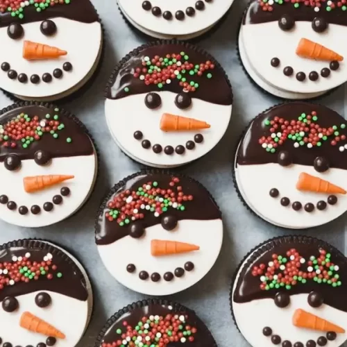 Snowman Oreo Balls