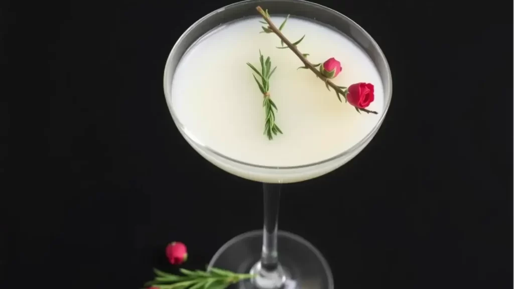 White Rosemary Rose Cocktail