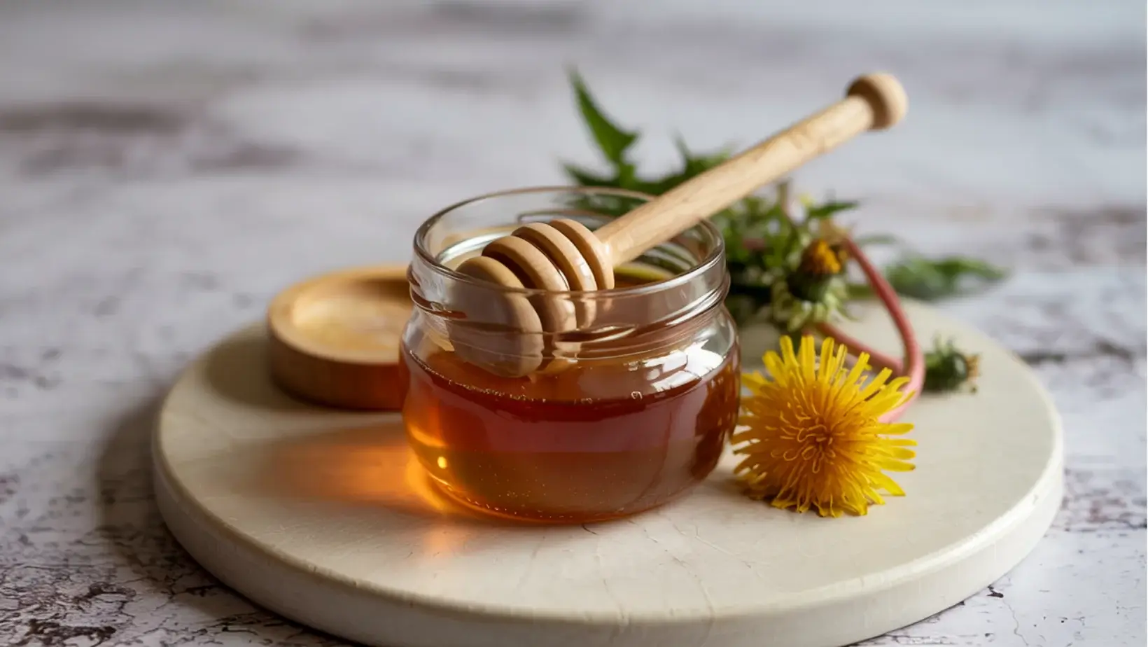 Dandelion Honey Syrup