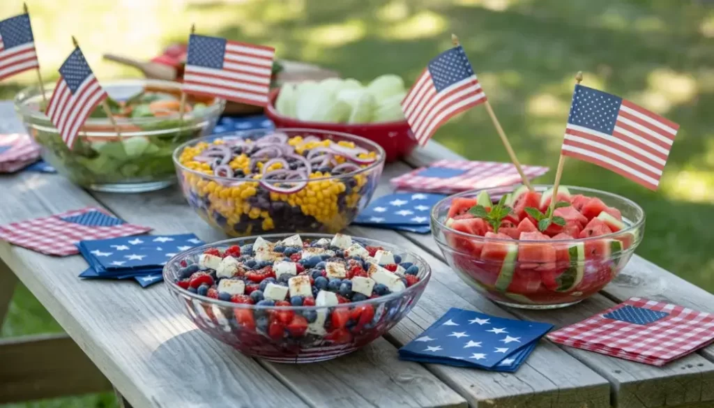 4th of July Patriotic Salads for a Crowd