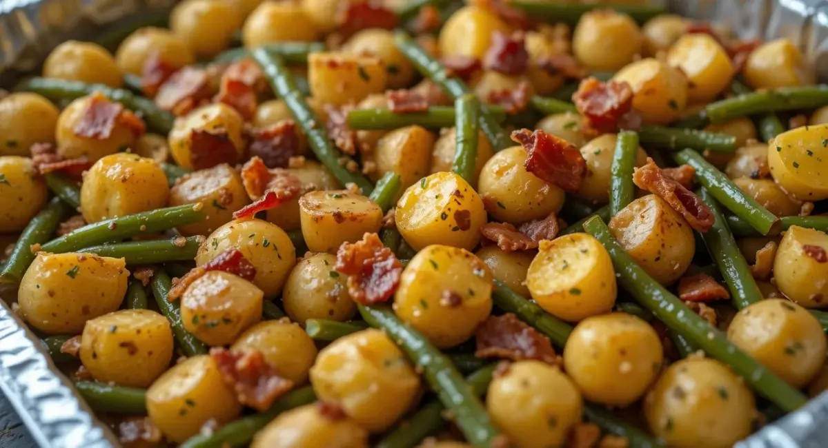 Country Ranch Green Beans n Potatoes with Bacon