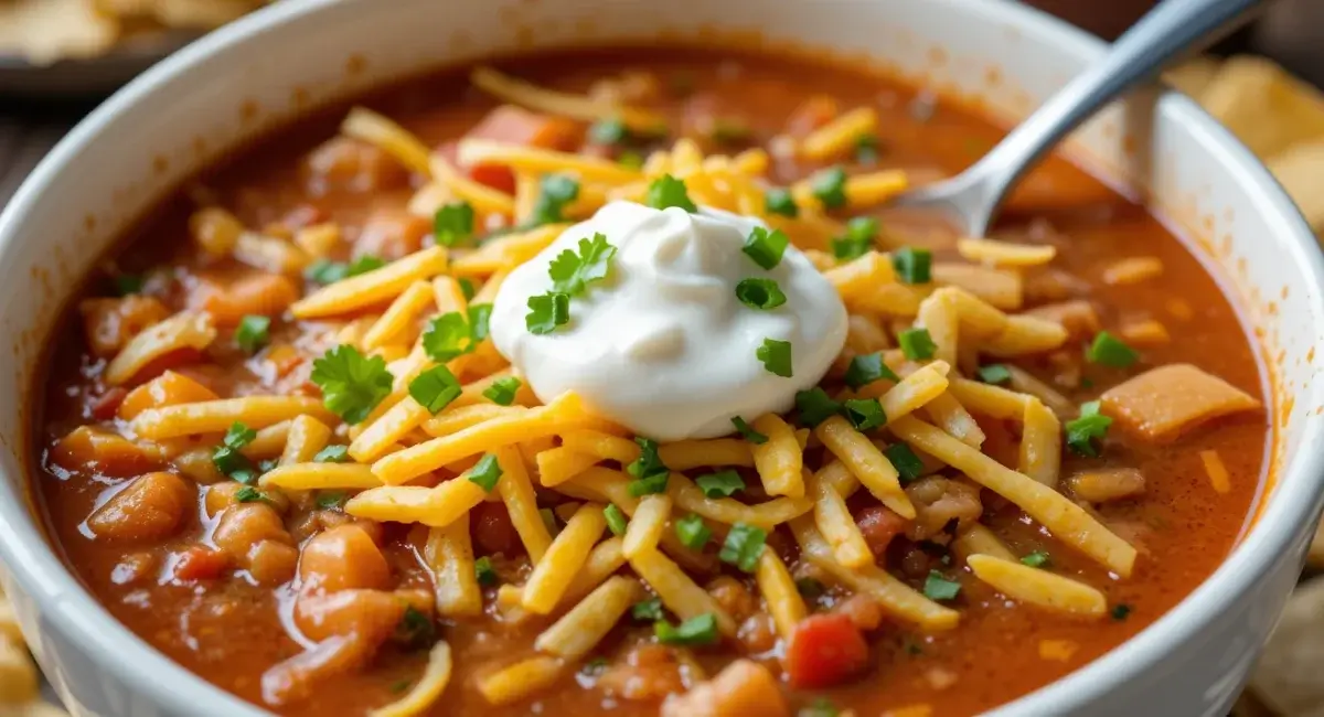 Crock Pot Chicken Enchilada Soup - Like Mother, Like Daughter