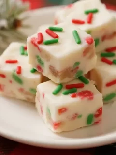 Easy Sugar Cookie Christmas Fudge