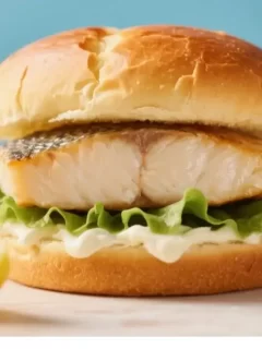 Fried Cod Fish Sandwich