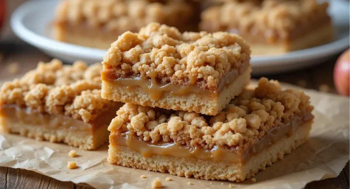 Irresistible Salted Caramel Apple Bars for Fall
