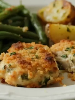 Parmesan Crusted Chicken Sheet Pan Dinner