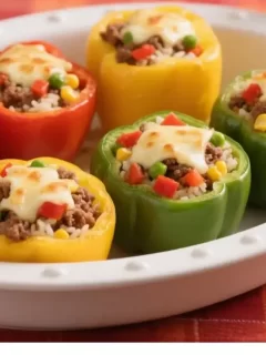 Stuffed Pepper Casserole is a one-pan meal that has all the delicious, savory flavors of stuffed… Beef casserole recipes, Beef recipes for dinner, Stuffed peppers