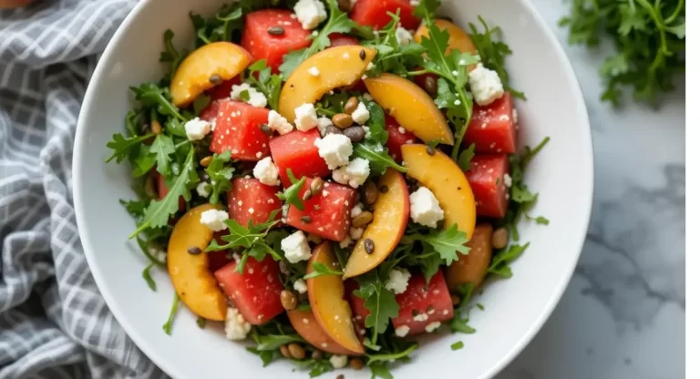 The Peach Watermelon Salad That Tastes Like Summer