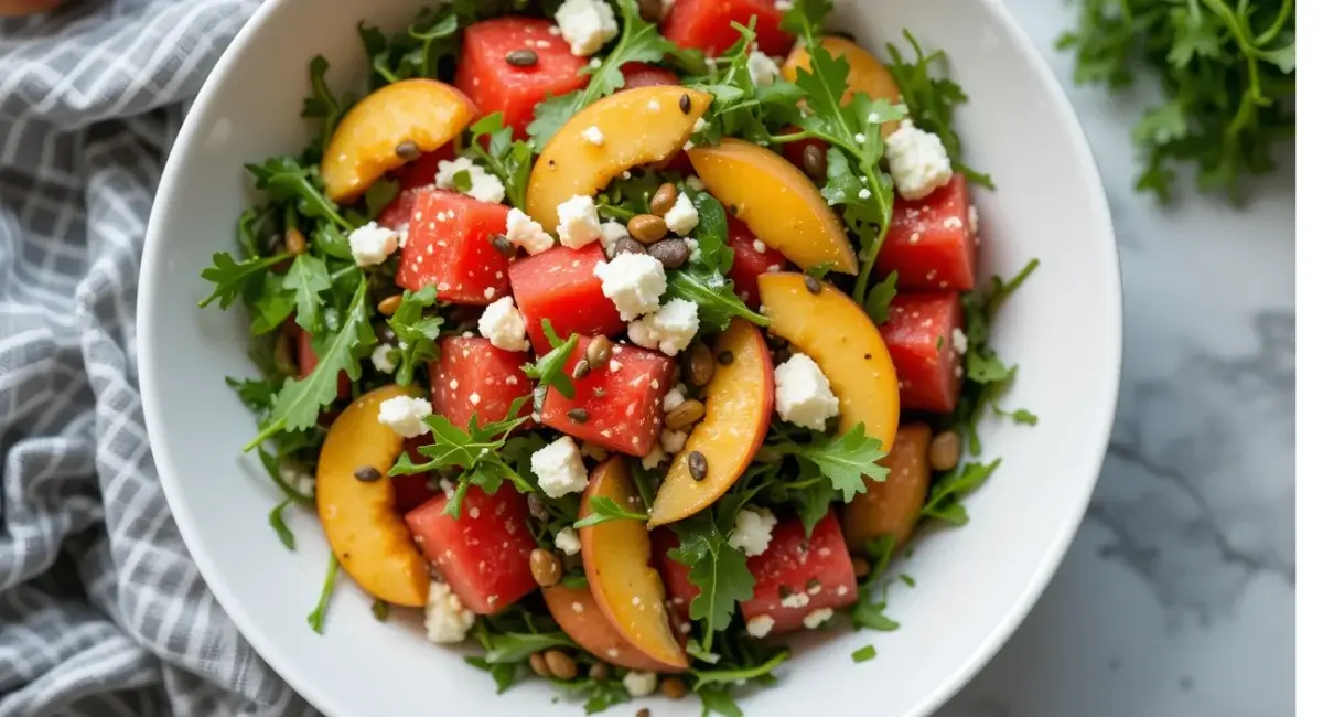 The Peach Watermelon Salad That Tastes Like Summer