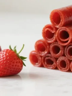 Strawberry fruit leather