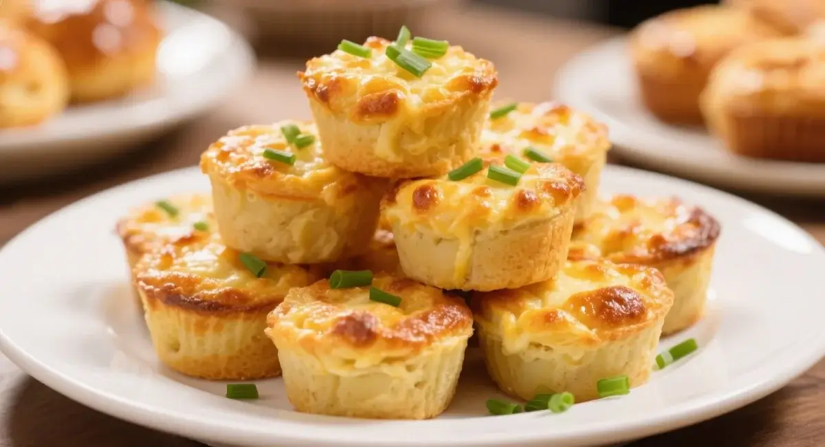 cheesy mashed potato puffs