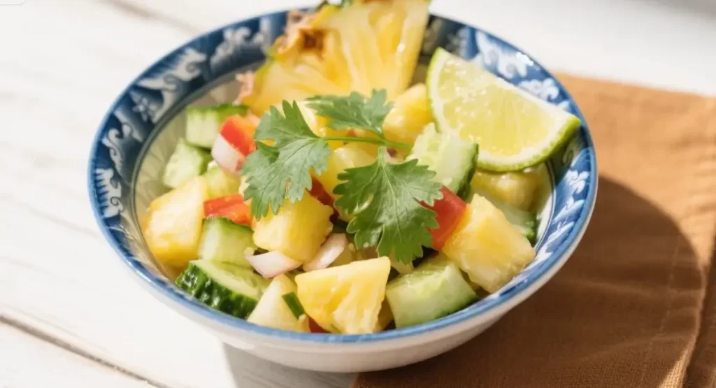 pineapple cucumber salad