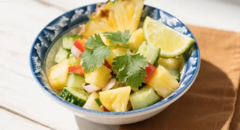 pineapple cucumber salad