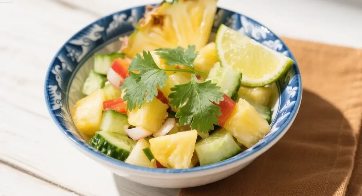 pineapple cucumber salad