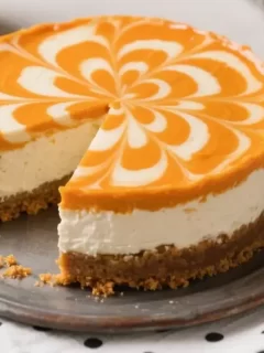 pumpkin swirl cheesecake