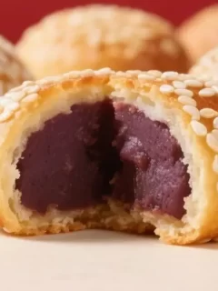 red bean sesame balls