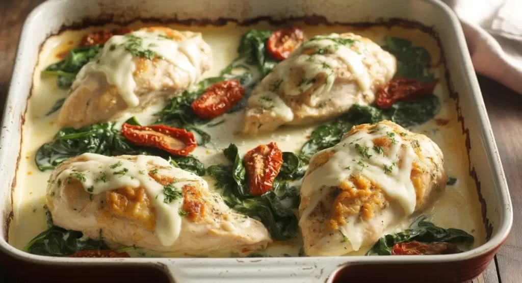 tuscan chicken casserole
