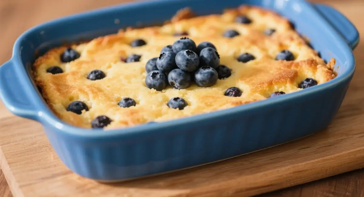 Blueberry Buttermilk Pancake Casserole