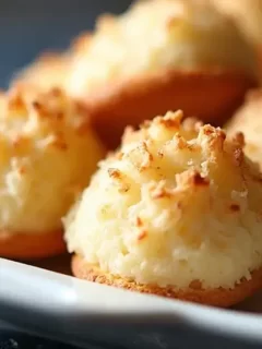 Coconut Macaroon Biscuits