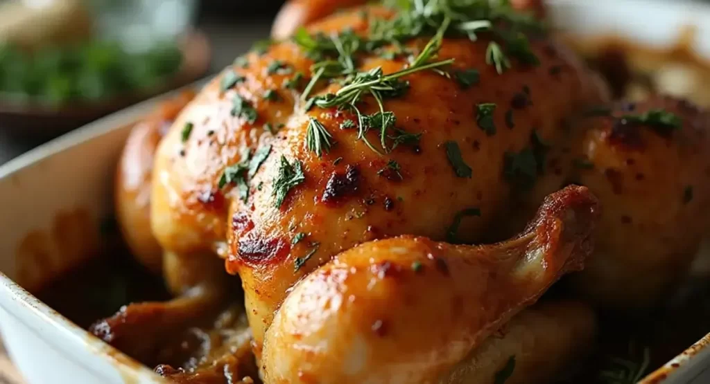 Garlic Herb Roasted Chicken