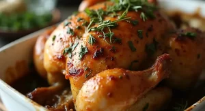 Garlic Herb Roasted Chicken