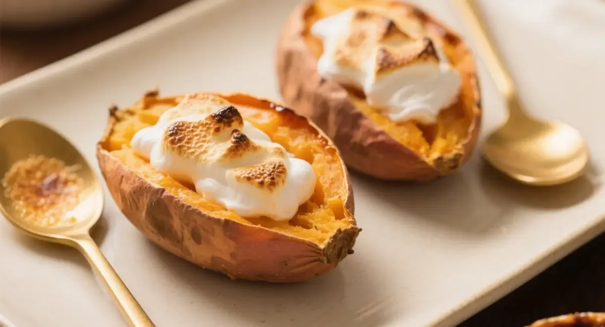 Japanese Sweet Potato Crème Brûlée