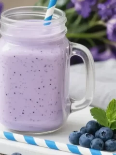 blueberry milkshake