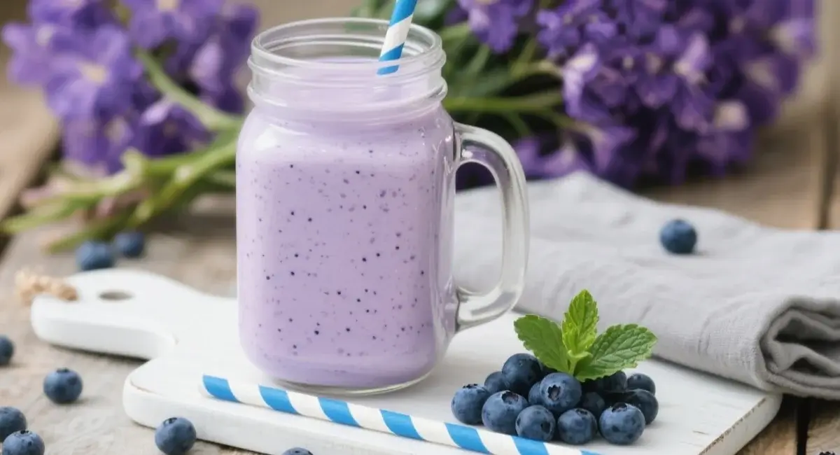 blueberry milkshake