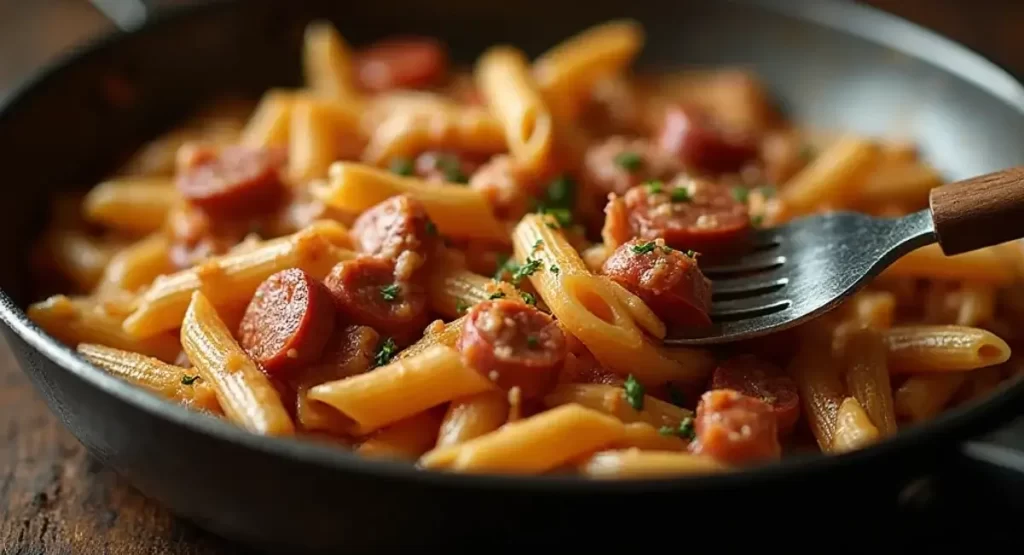 cajun chicken sausage pasta
