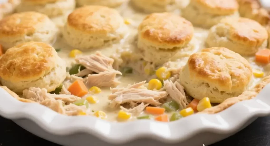 cheddar bay biscuit chicken pot pie