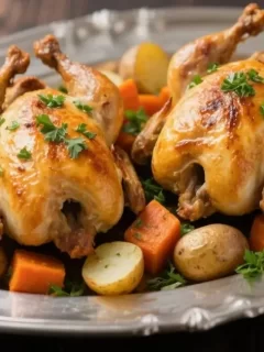 crock pot cornish hen